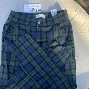 Hollister XS Pants Plaid